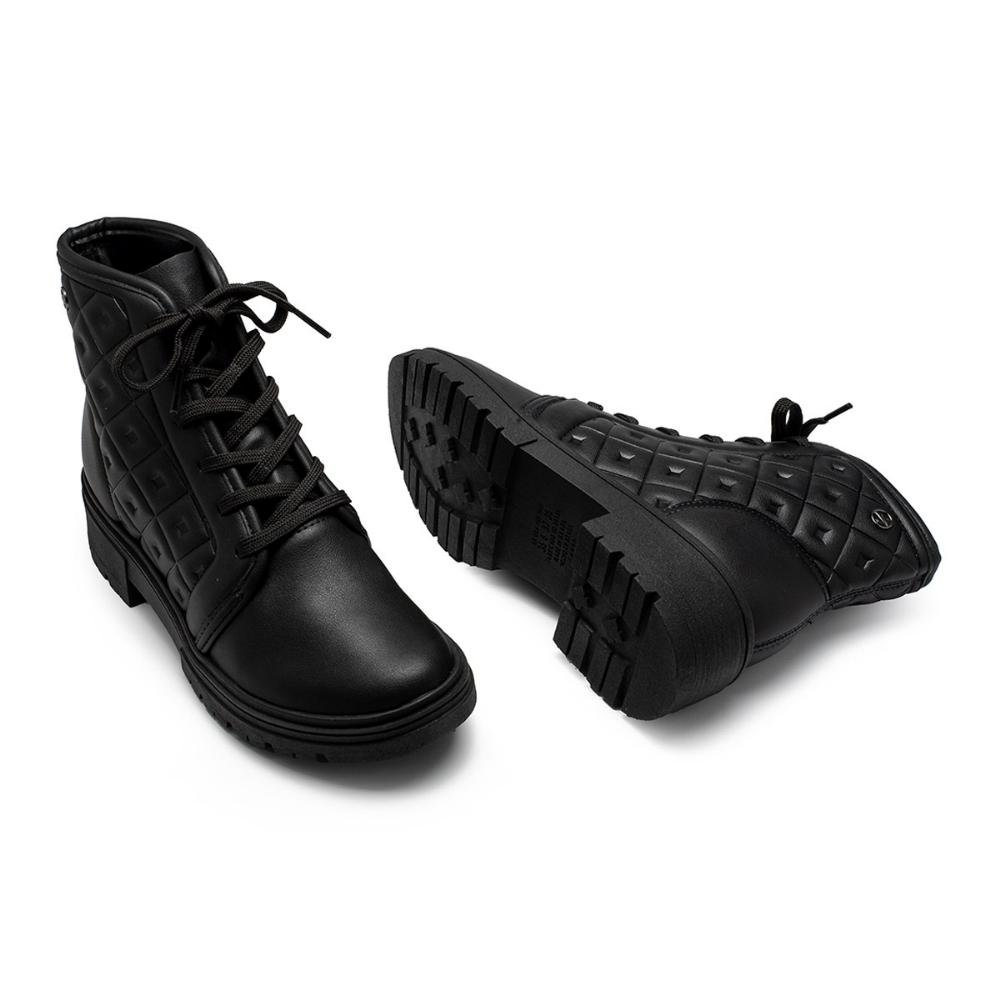 Coturno Feminino Dakota DA842 Preto Preto 5