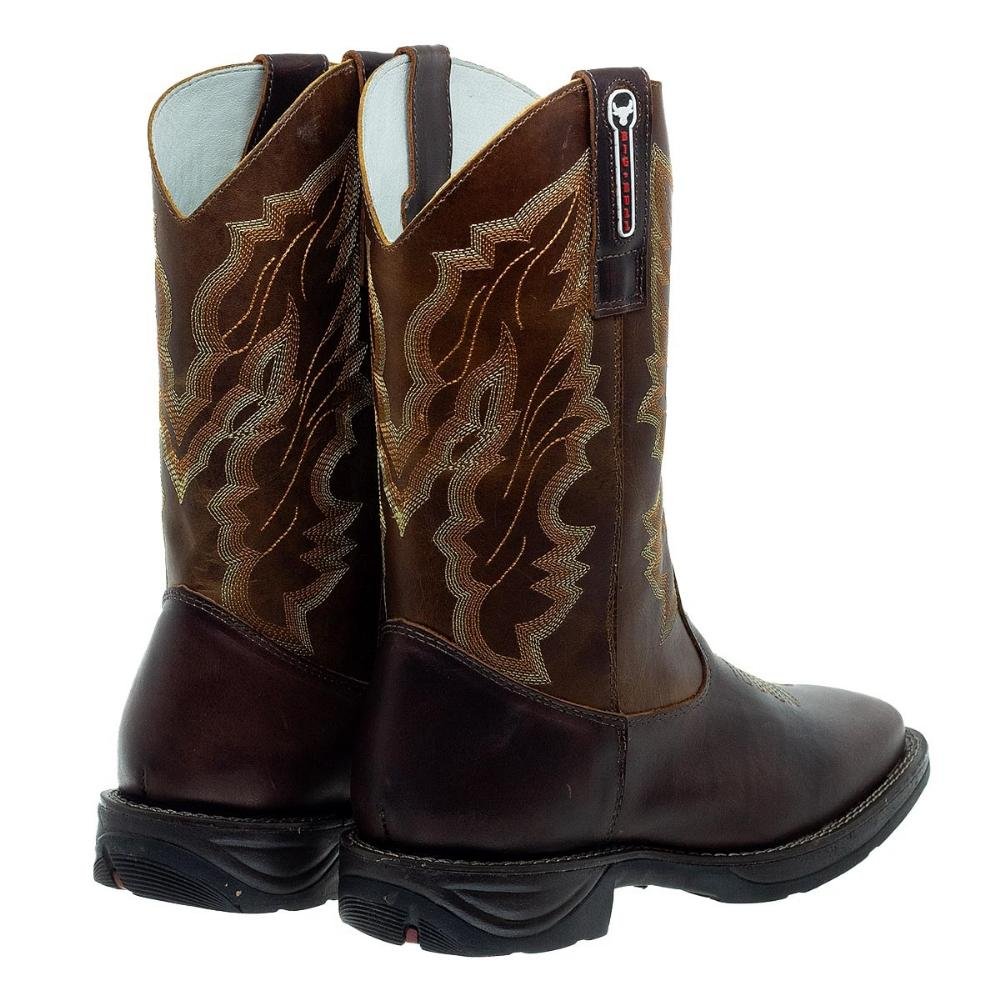 Bota Texana Masculina Big Bull Boots 900-322 E Marrom Marrom 3