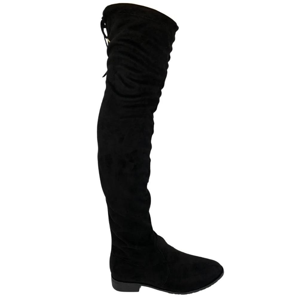 Bota Over The Knee feminino Renata Mello 817374910 Preto Preto 1