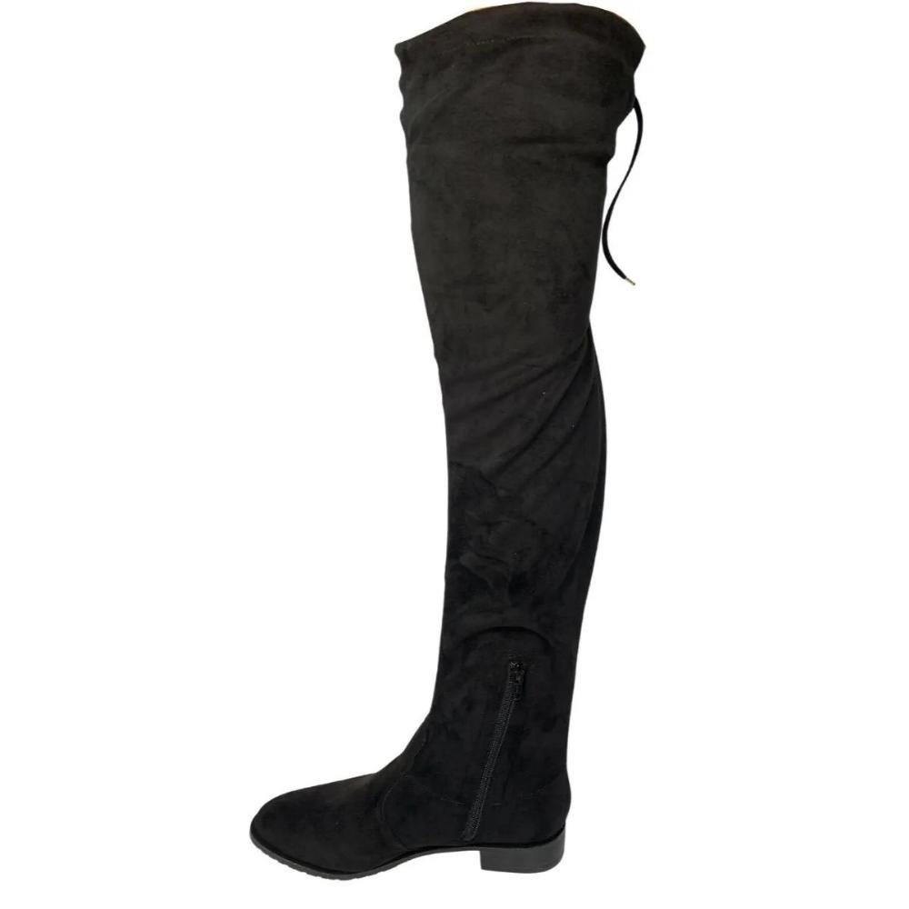 Bota Over The Knee feminino Renata Mello 817374910 Preto Preto 2