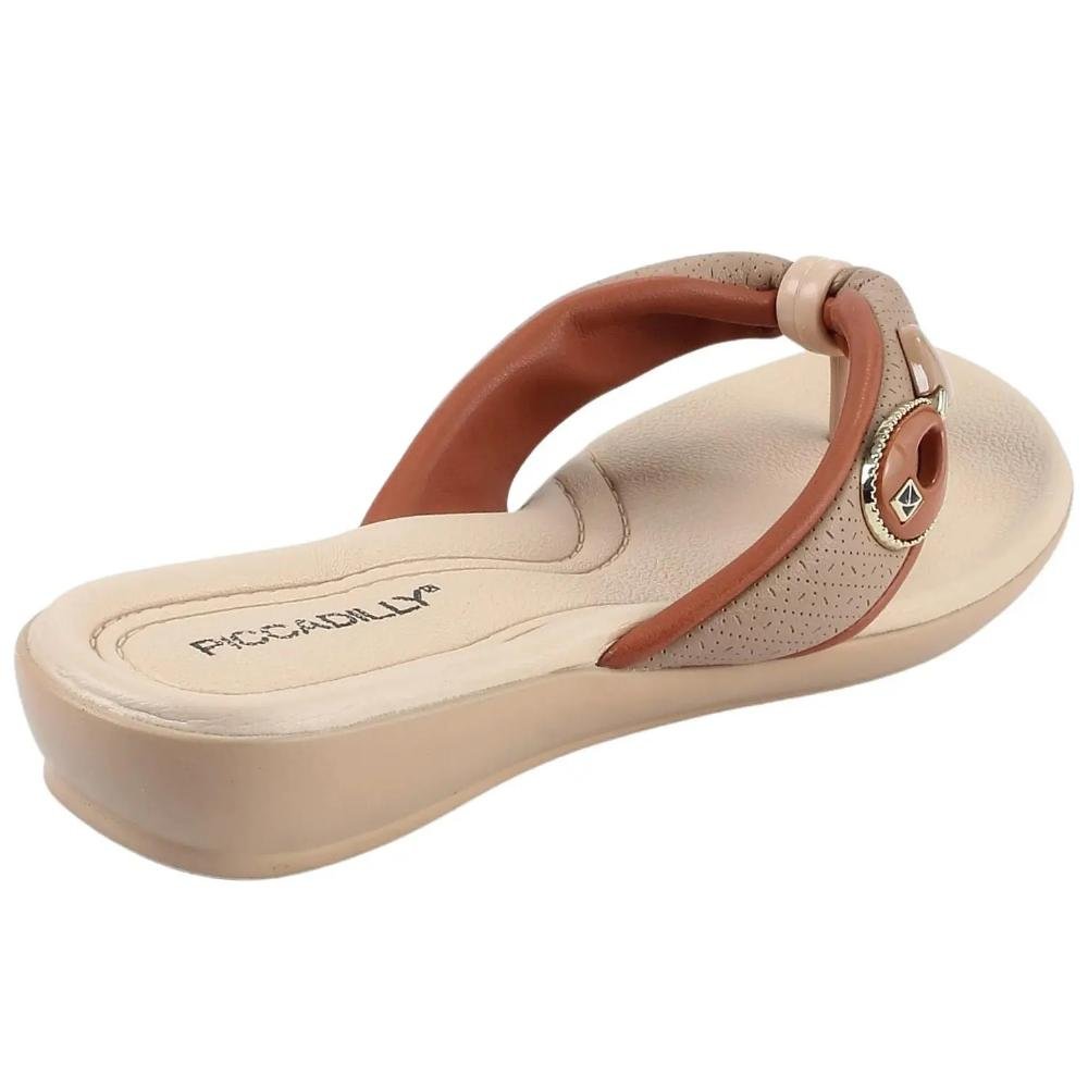 Tamanco Feminino Piccadilly 5003722 Bege Bege 4