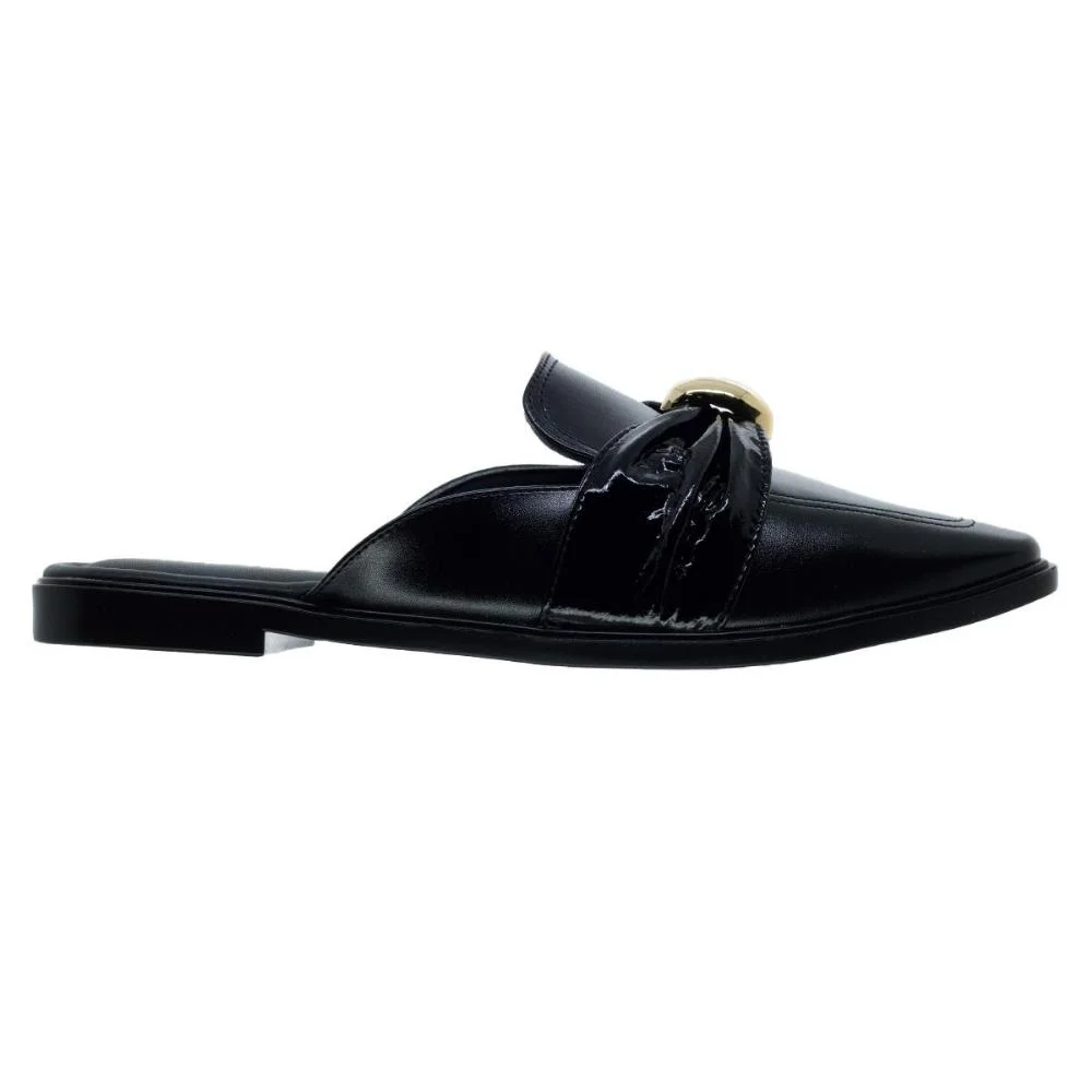 Sapato Feminino Mule Bebece T1118 Preto Preto 1