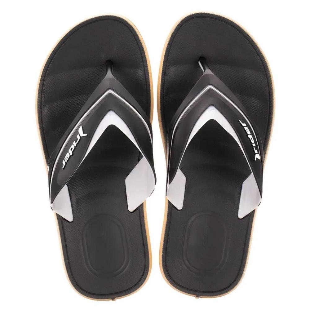 Chinelo Rider Masculino Free III Preto Preto 1