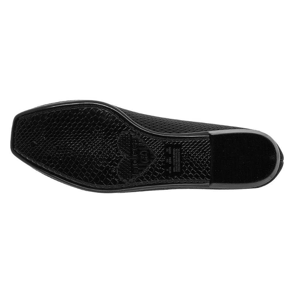 Sapatilha Feminina Moleca 5729.131 Preto Preto 4