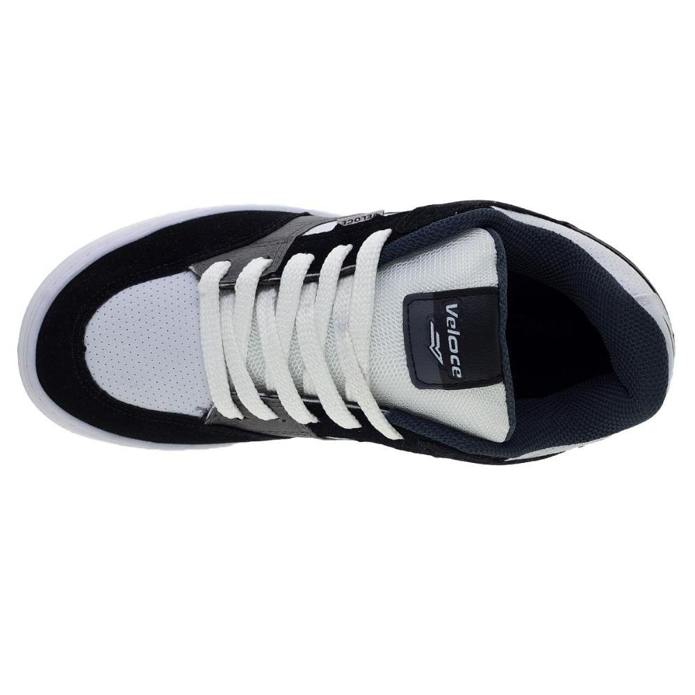 Tênis Casual Masculino Veloce V311 Branco Branco 3