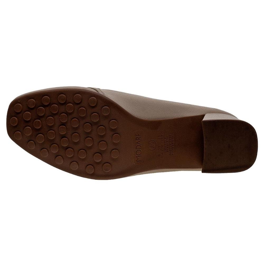 Sapato Salto Médio Feminino Modare 7373107 Bege Bege 4
