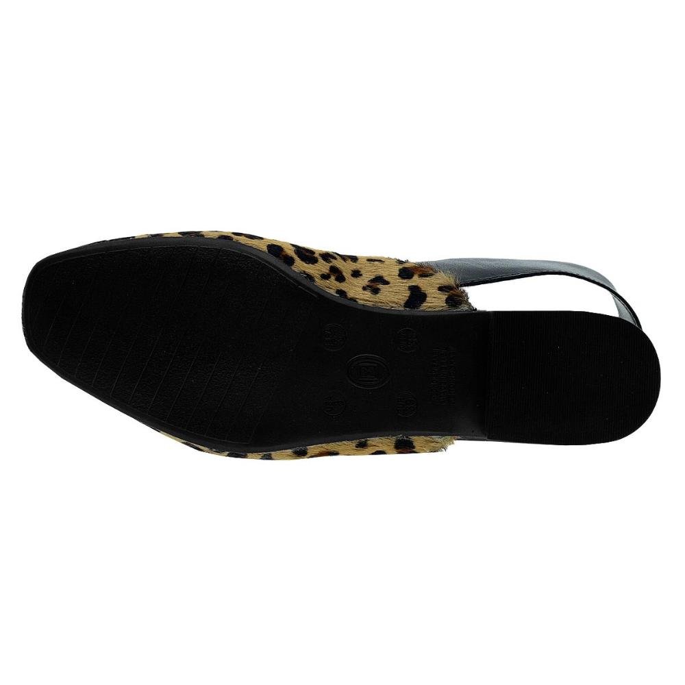 Sapato Feminino Slingback Bottero 309282 Preto Preto 4