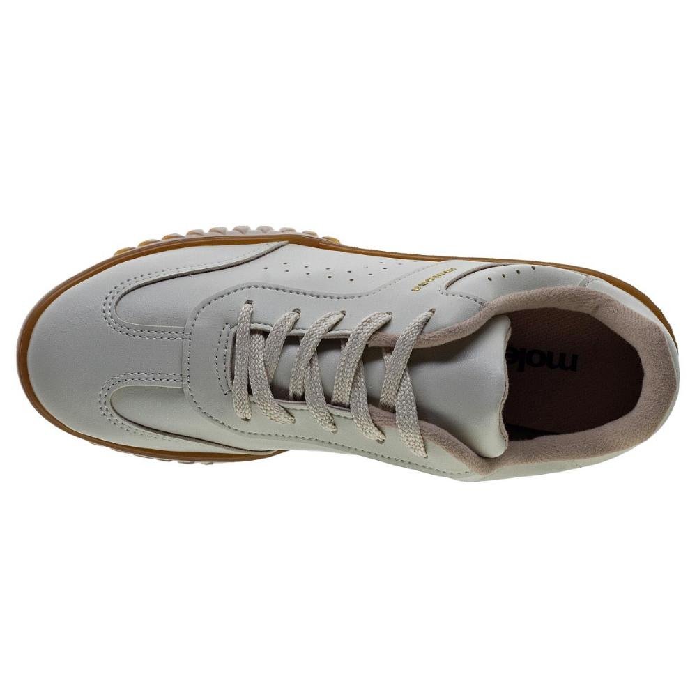 Tenis Casual Feminino Moleca 5817.101 OffWhite Off White 3