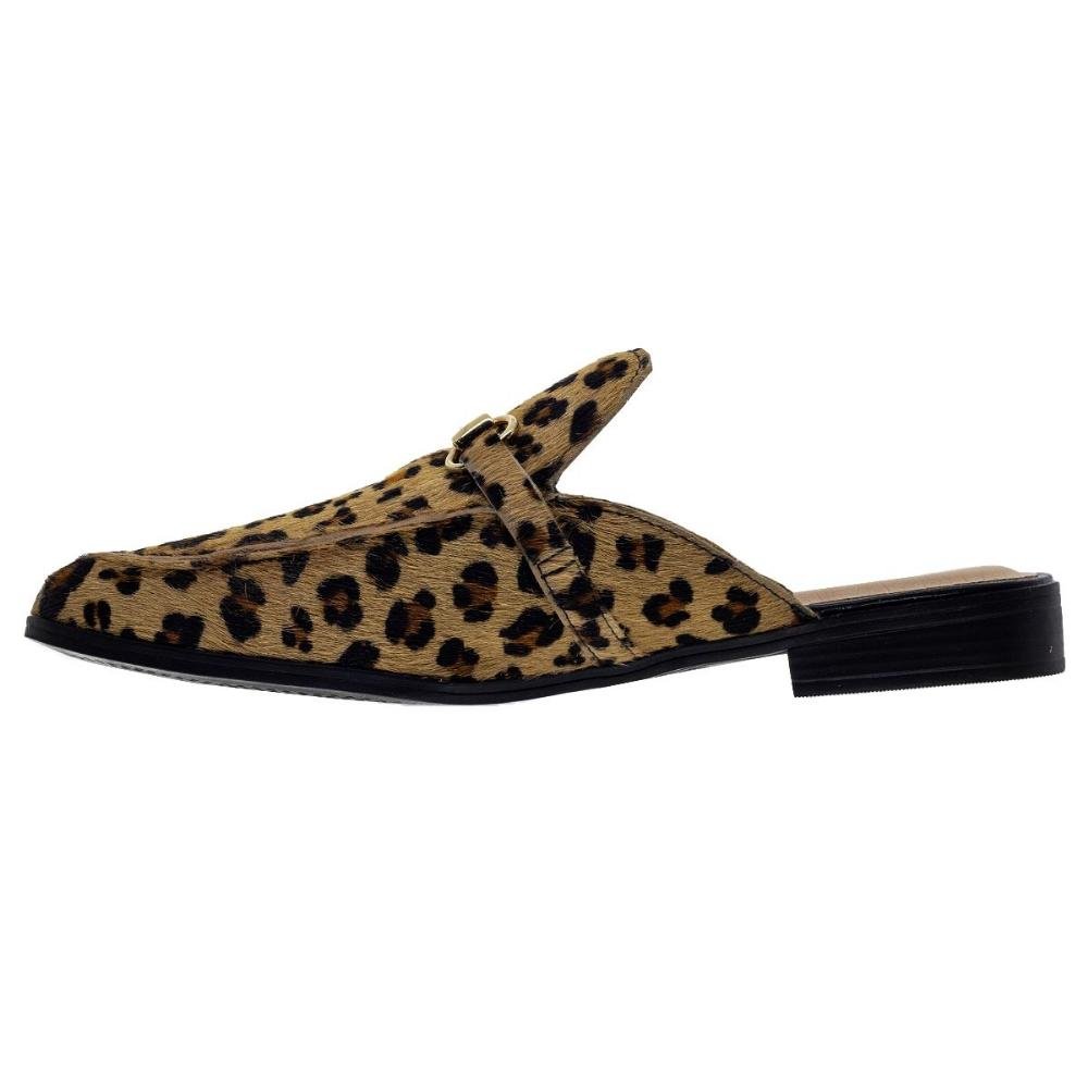 Mule Feminino Bottero 353407 Preto Onça 2