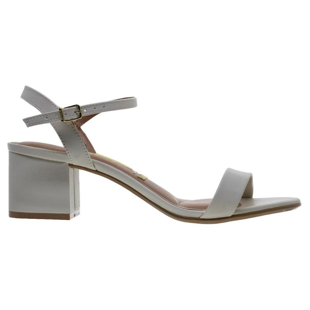 Sandália Feminina Salto Baixo Vizzano 6291.900 Branco Branco 1