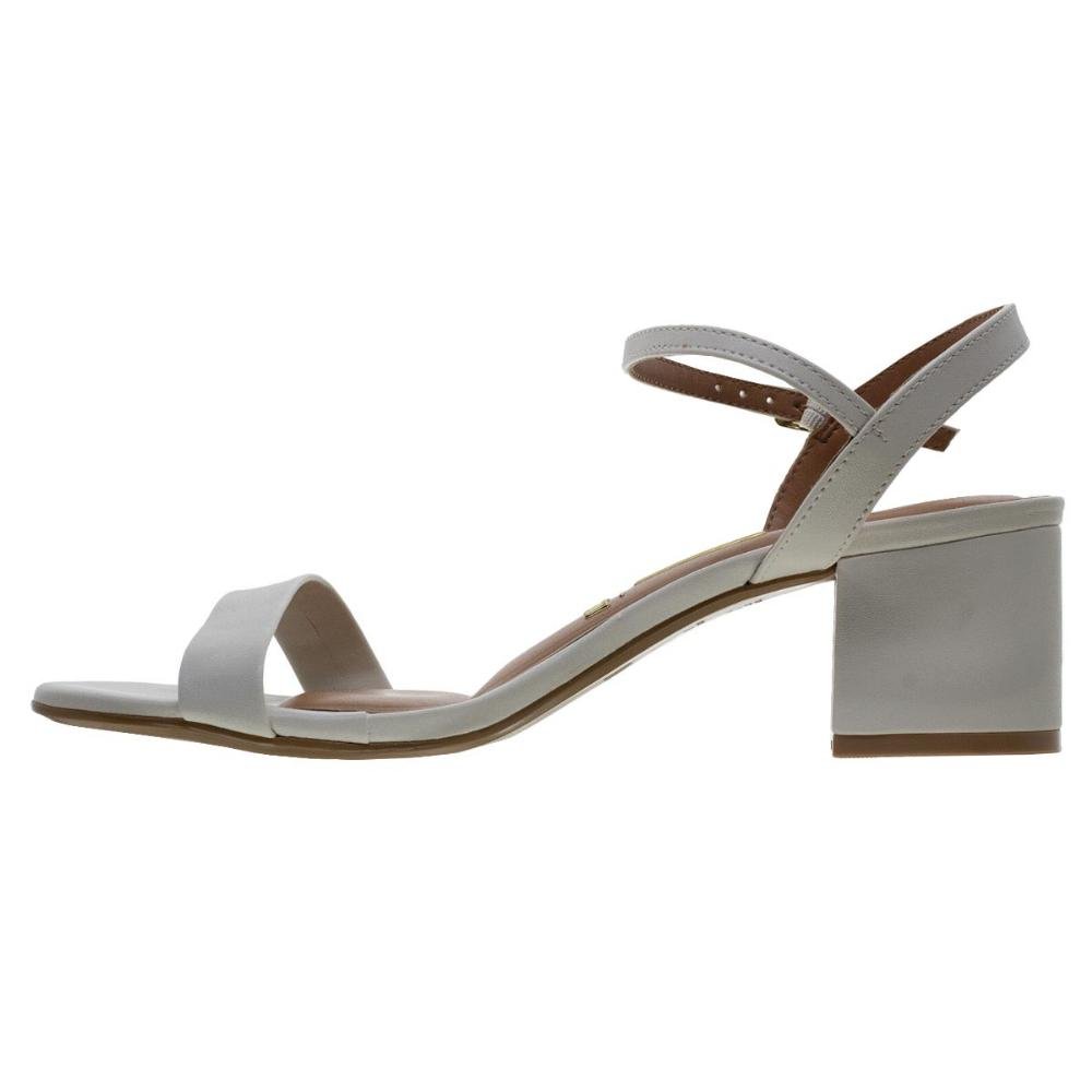 Sandália Feminina Salto Baixo Vizzano 6291.900 Branco Branco 2