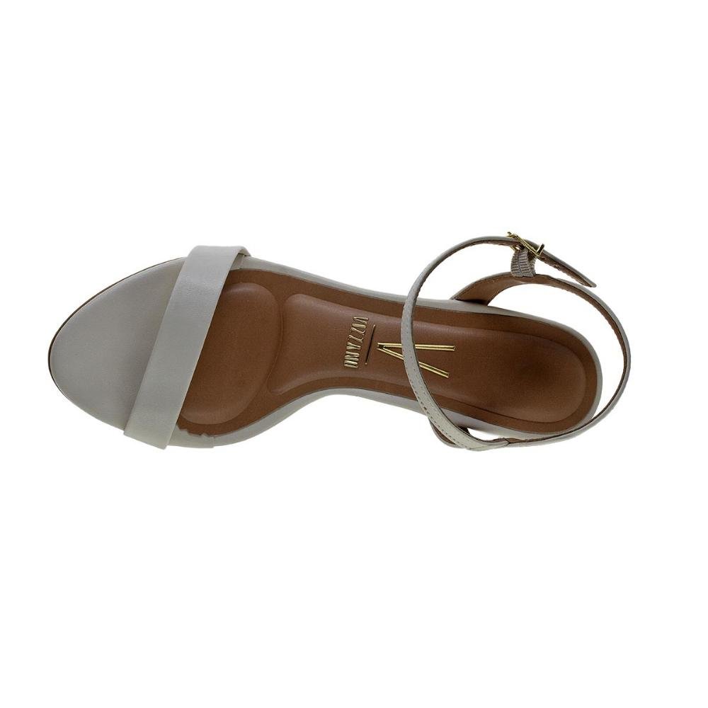 Sandália Feminina Salto Baixo Vizzano 6291.900 Branco Branco 3