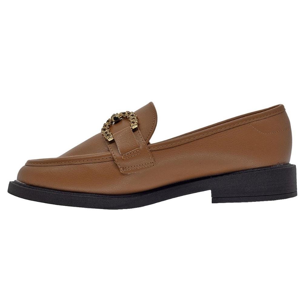 Mocassim Casual Feminino 1453101 Camel Camel 2