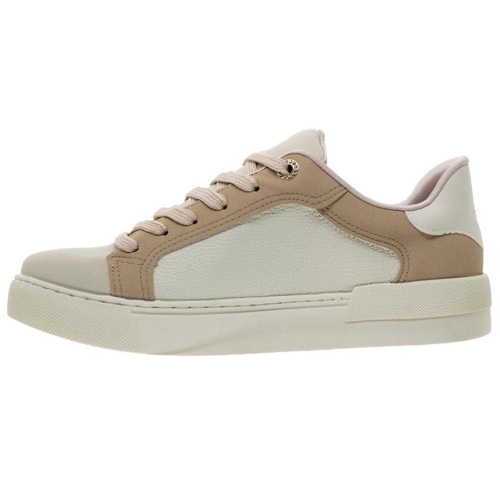 Tênis Casual Feminino Via Marte 122-011-05 Bege Bege 2