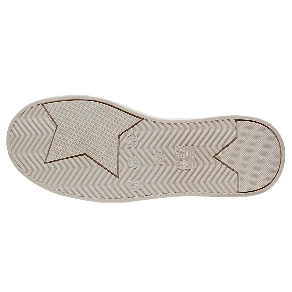 Tênis Casual Feminino Via Marte 122-014-05 Preto Branco/Preto 4