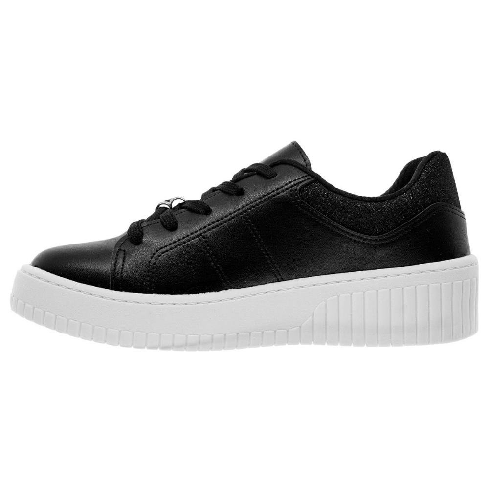 Tênis Casual Feminino Beira Rio 4316.102 Preto Preto 2