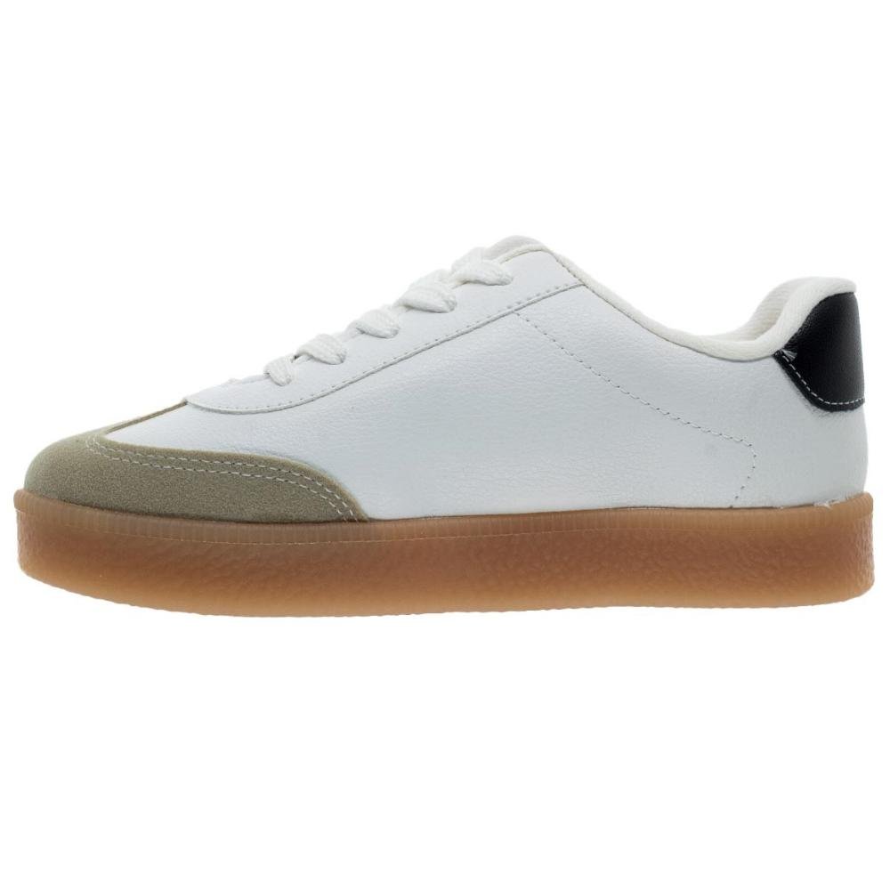 Tênis Casual Infantil Menina Molekinha 2582.102 Branco Branco 2
