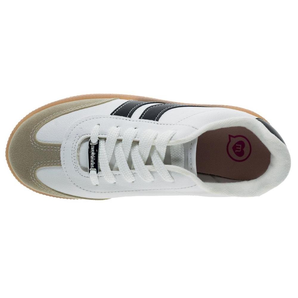 Tênis Casual Infantil Menina Molekinha 2582.102 Branco Branco 3