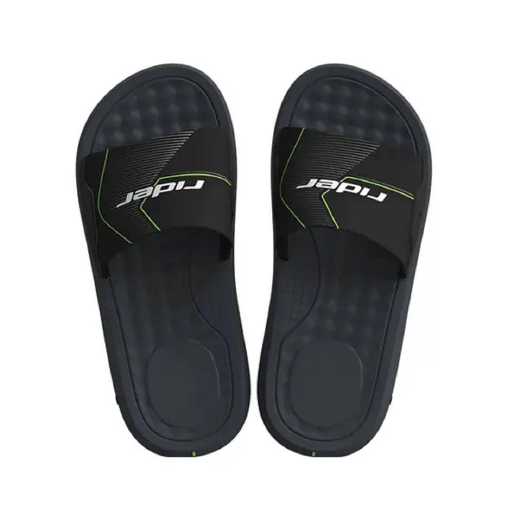 Chinelo Infantil Menino Step Slide Rider 12223 Cinza Cinza 1