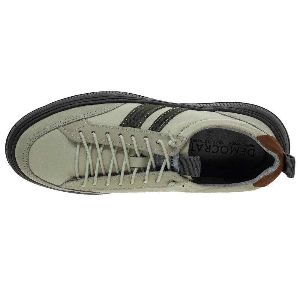 Sapatênis Masculino Democrata Vibe 625101 Bege Bege 3