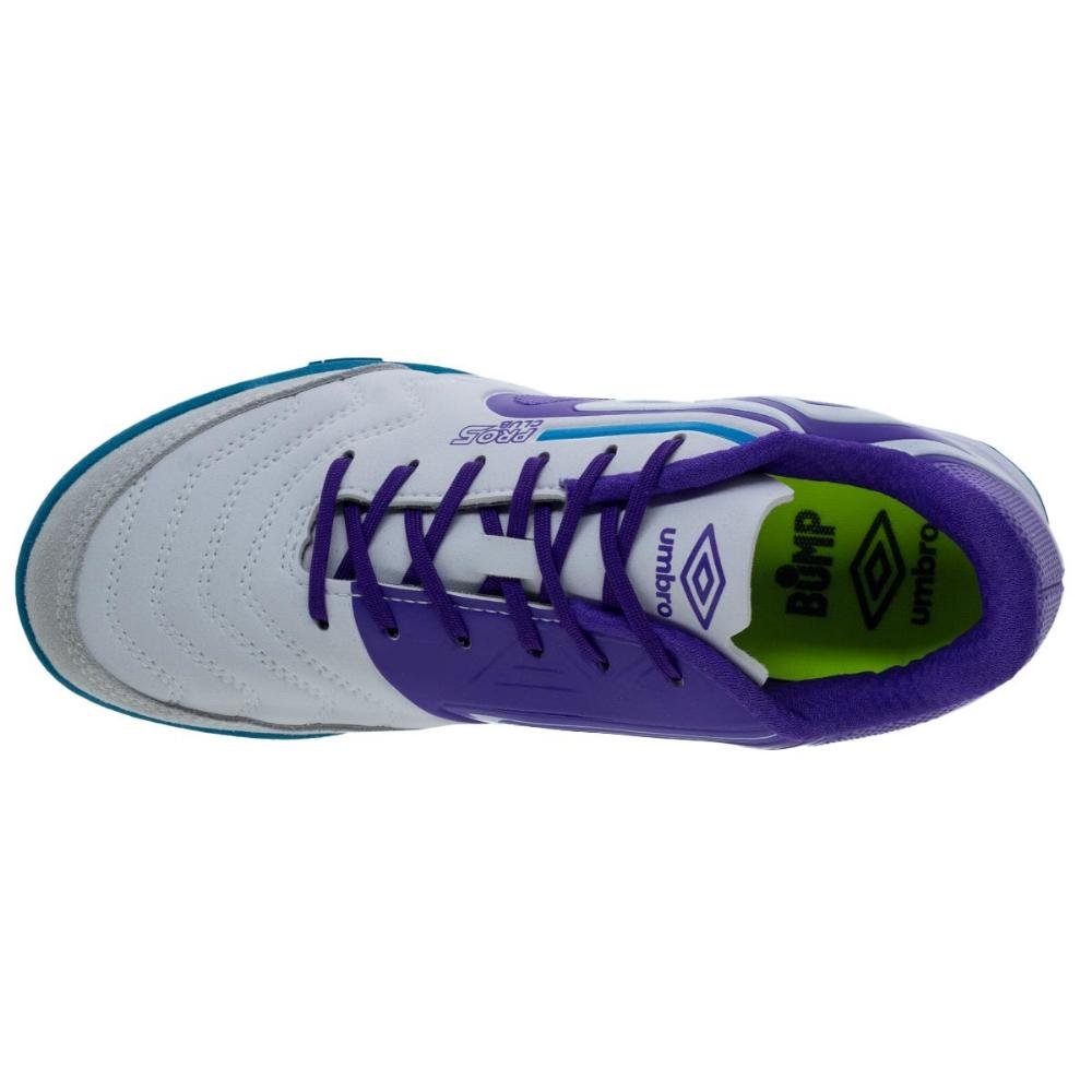 Chuteira Futsal Masculino Umbro Indoor Pro & Bump Club 1303440 Branco 2