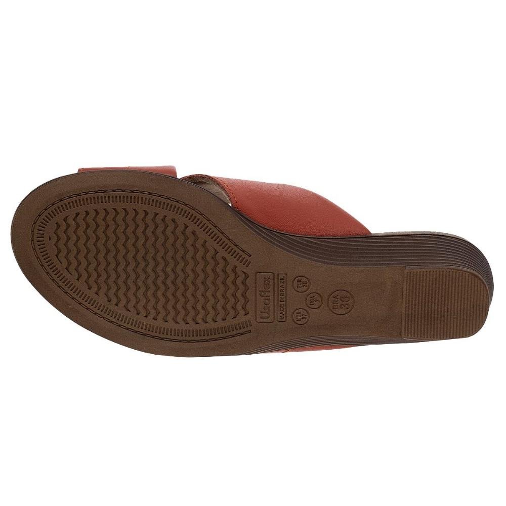 Tamanco Feminino Usaflex AK3201005 Telha Salmão 4