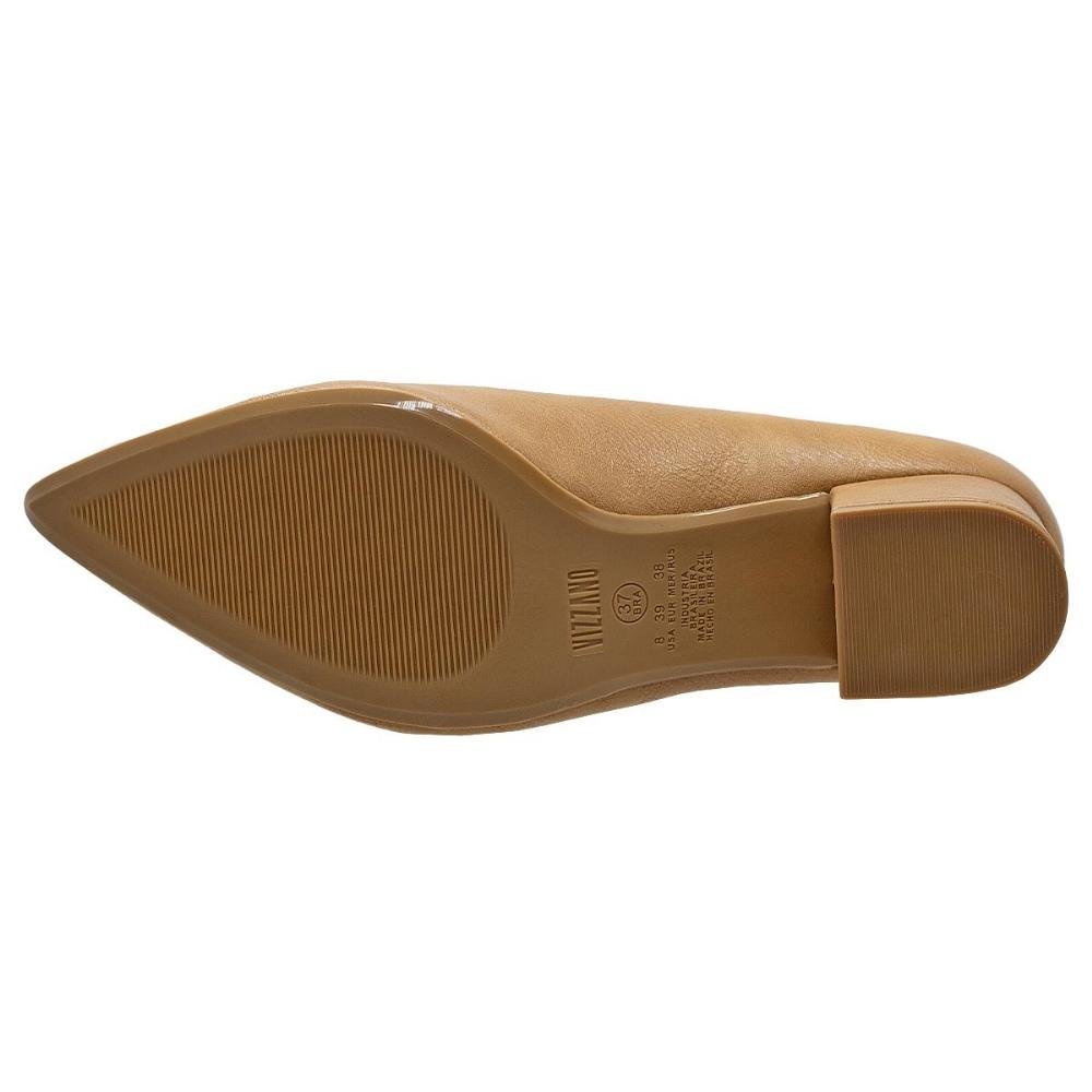 Sapato Salto Médio Feminino Vizzano 1220.377 Areia Areia 4