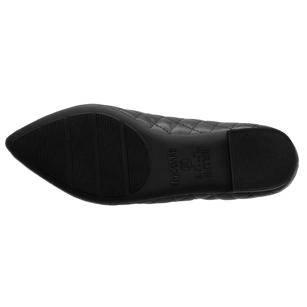 Sapatilha Feminina Modare Ultraconforto 7334.232 Preto Preto 4