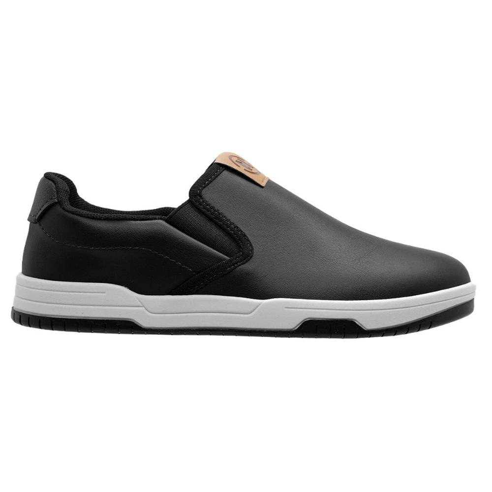 Sapatênis Slip On Infantil Menino Molekinho 2852.100 Preto Preto 1