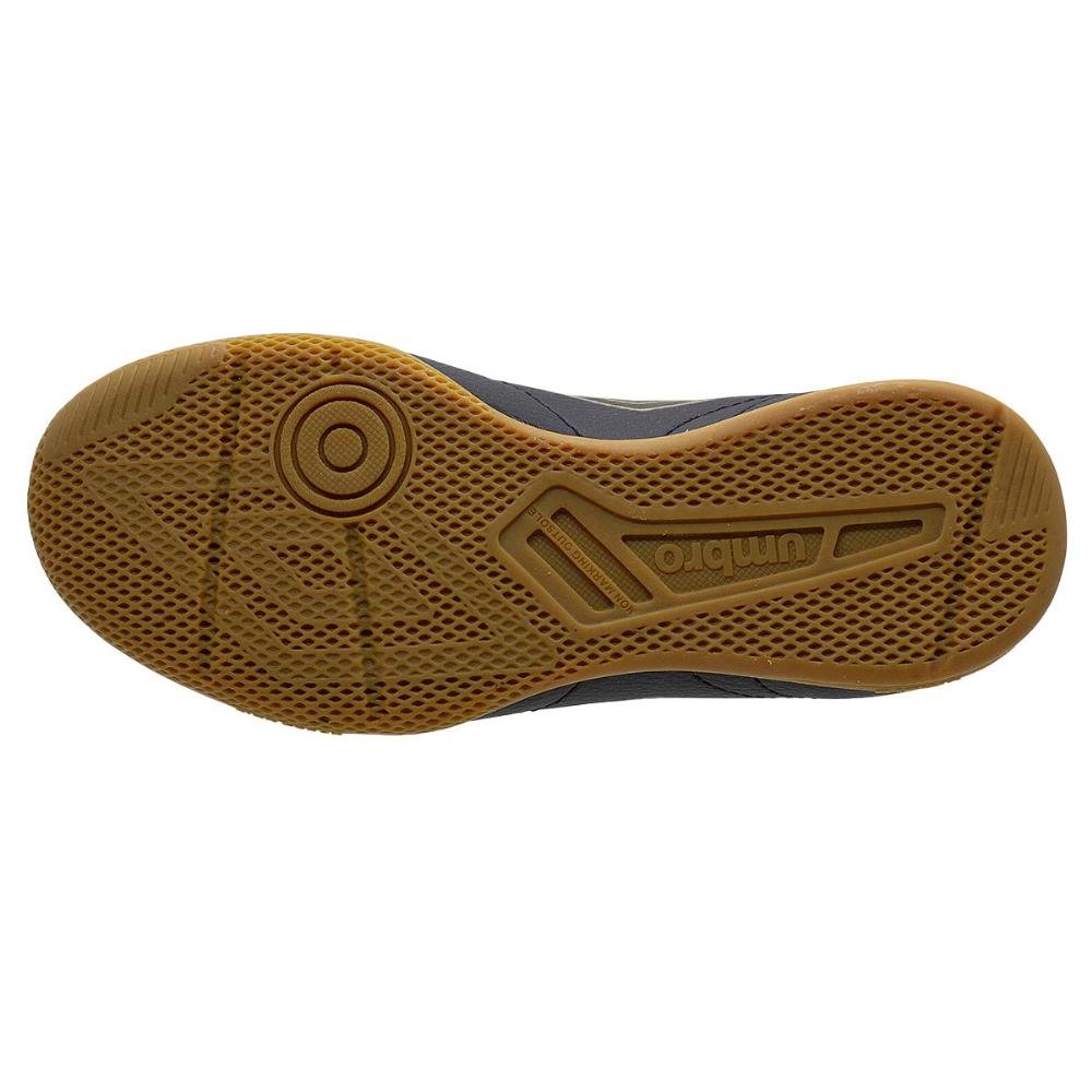 Chuteira Futsal Infantil Menino Umbro Class Footballer Jr Preto Preto 4