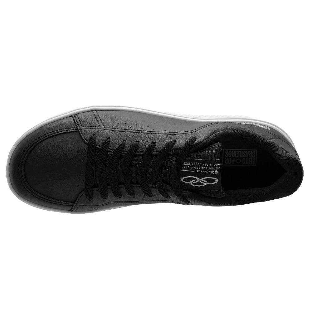 Tênis Casual Masculino Olympikus Eros Preto Preto 3