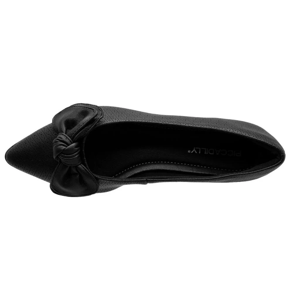 Sapatilha Feminina Piccadilly 274095 Preto Preto 3