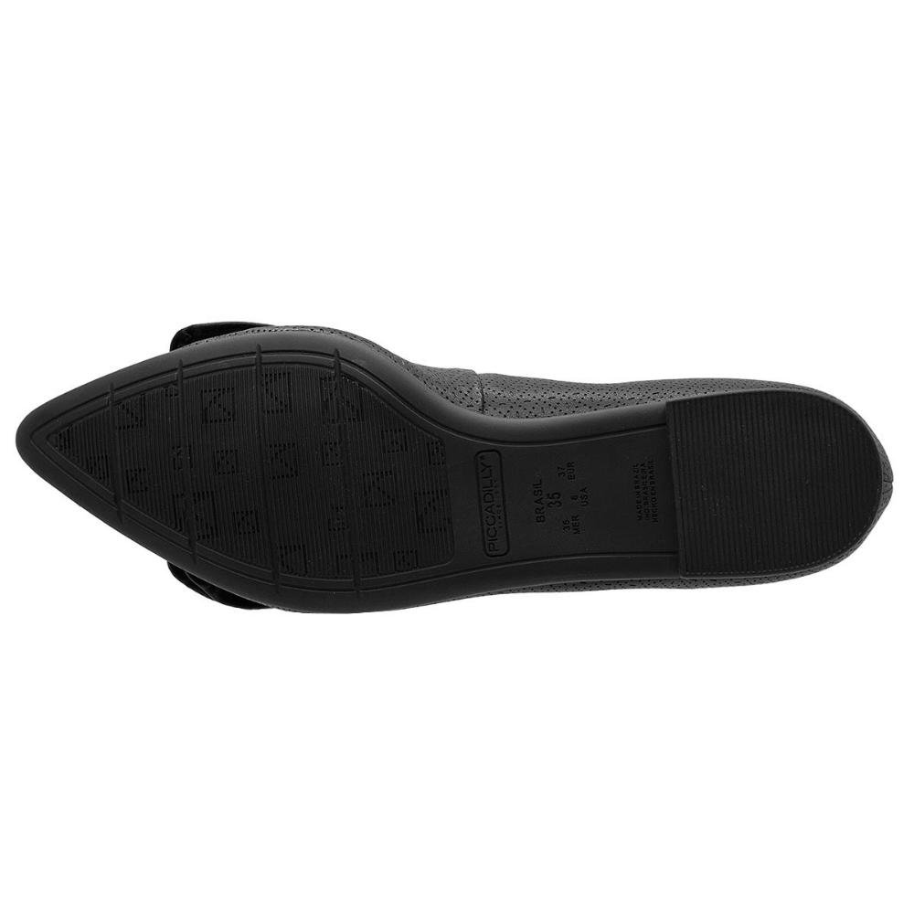 Sapatilha Feminina Piccadilly 274095 Preto Preto 4