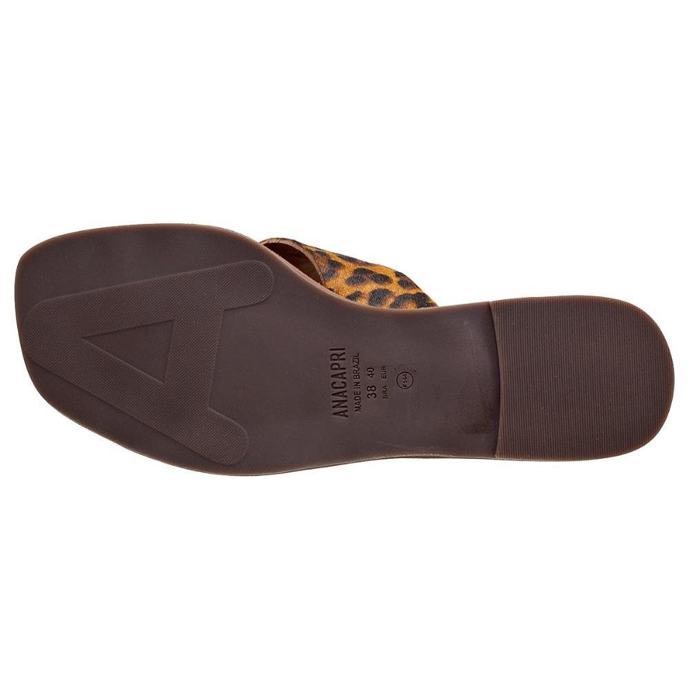 Tamanco Rasteiro Feminino Anacapri C30612 Marrom Marrom 4