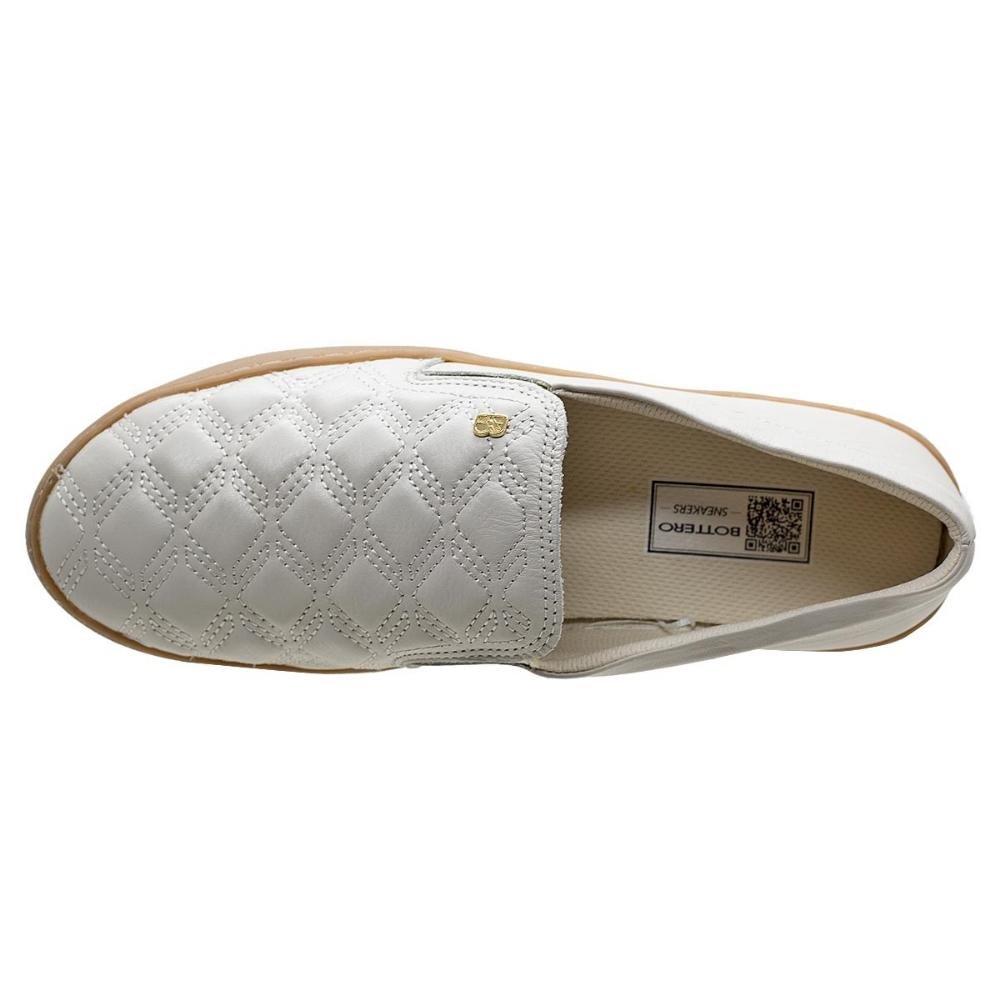 Tênis Slip On Feminino Bottero 365224 Off White Off White 3
