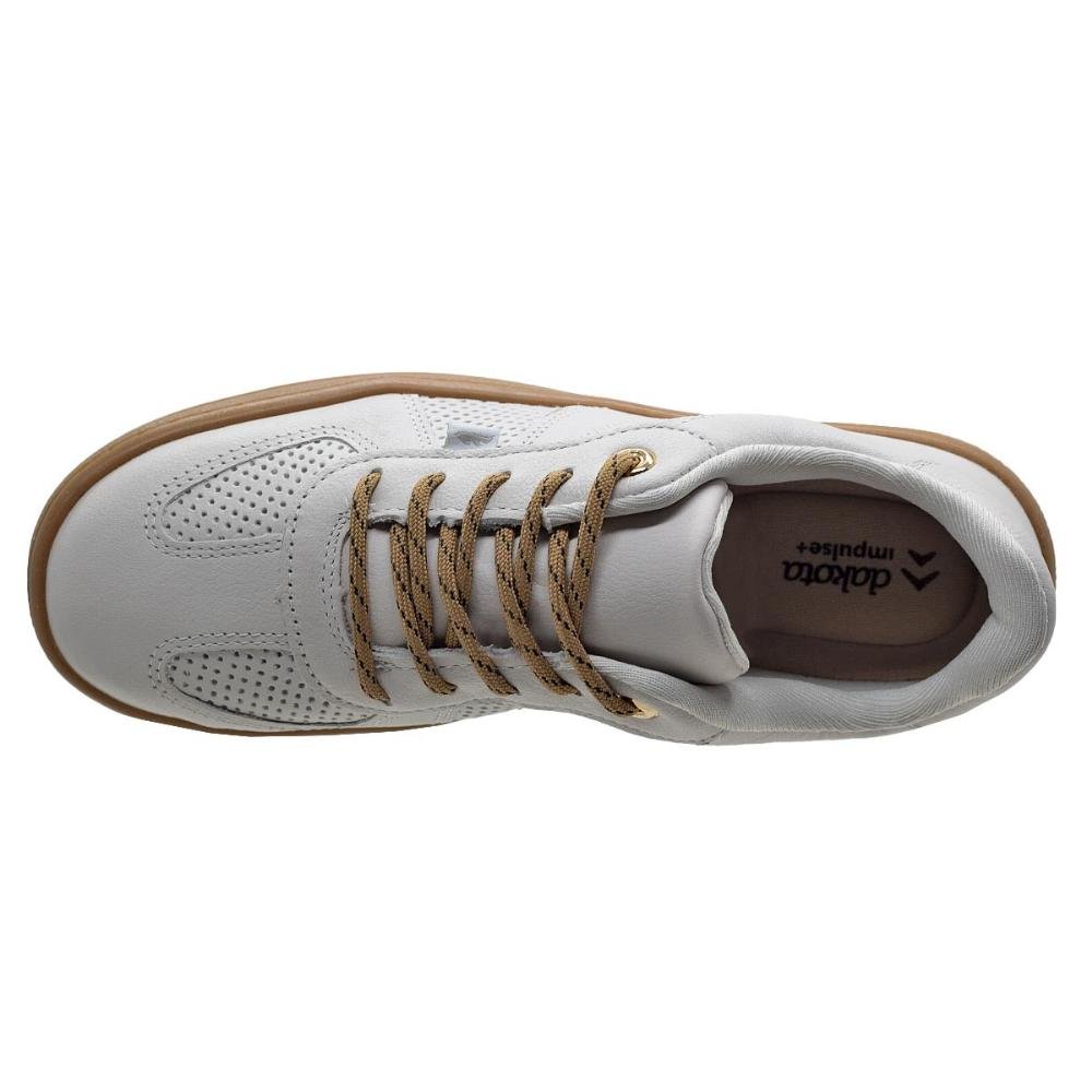 Tenis Casual Feminino Dakota DA993 Marfim Marfim 3