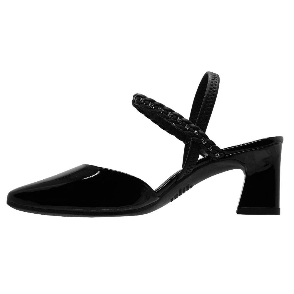 Sapato Feminino Salto Médio Mississipi MC981 Preto Preto 2