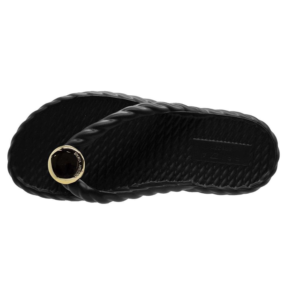 Tamanco Feminino Flatform Brizza Z190830010 Preto Preto 3