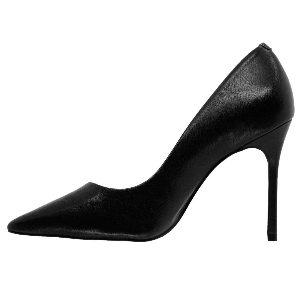 Scarpin Feminino Bico Fino Arezzo A12655 Preto Preto 2
