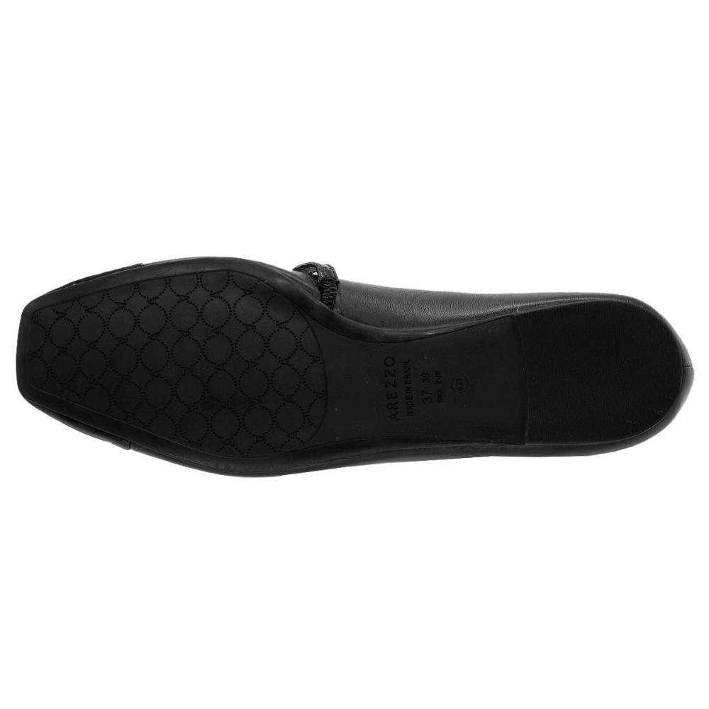 Sapatilha Feminina Arezzo A11525 Preto Preto 4
