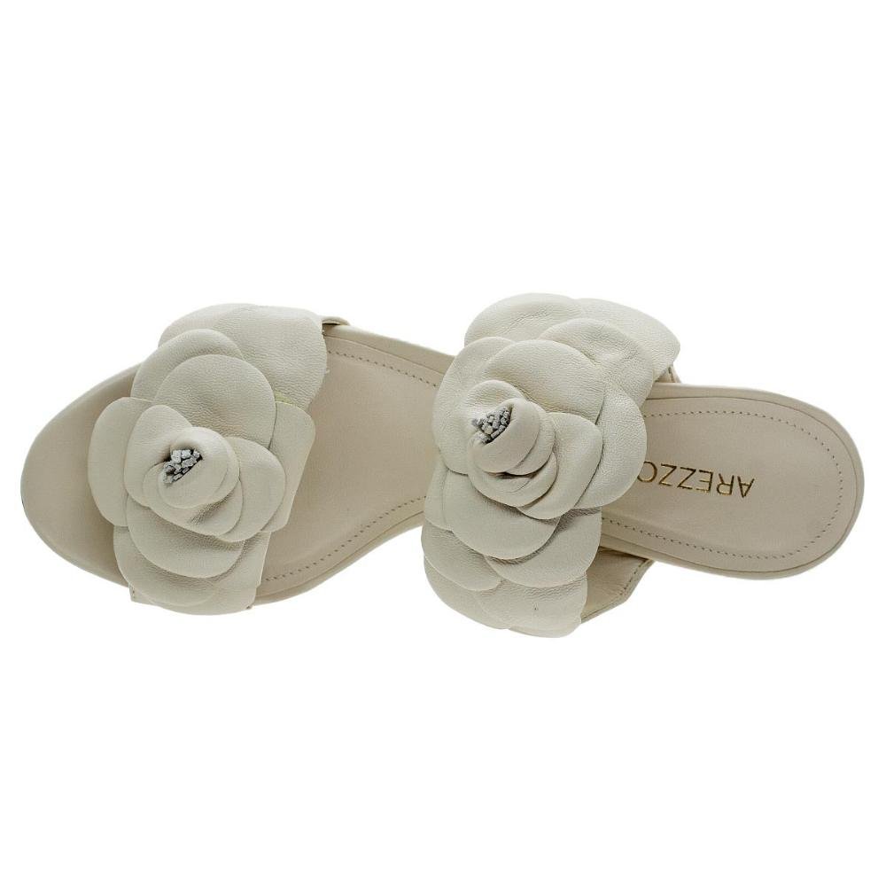 Tamanco Feminino Arezzo A10055 Offwhite Off White 3