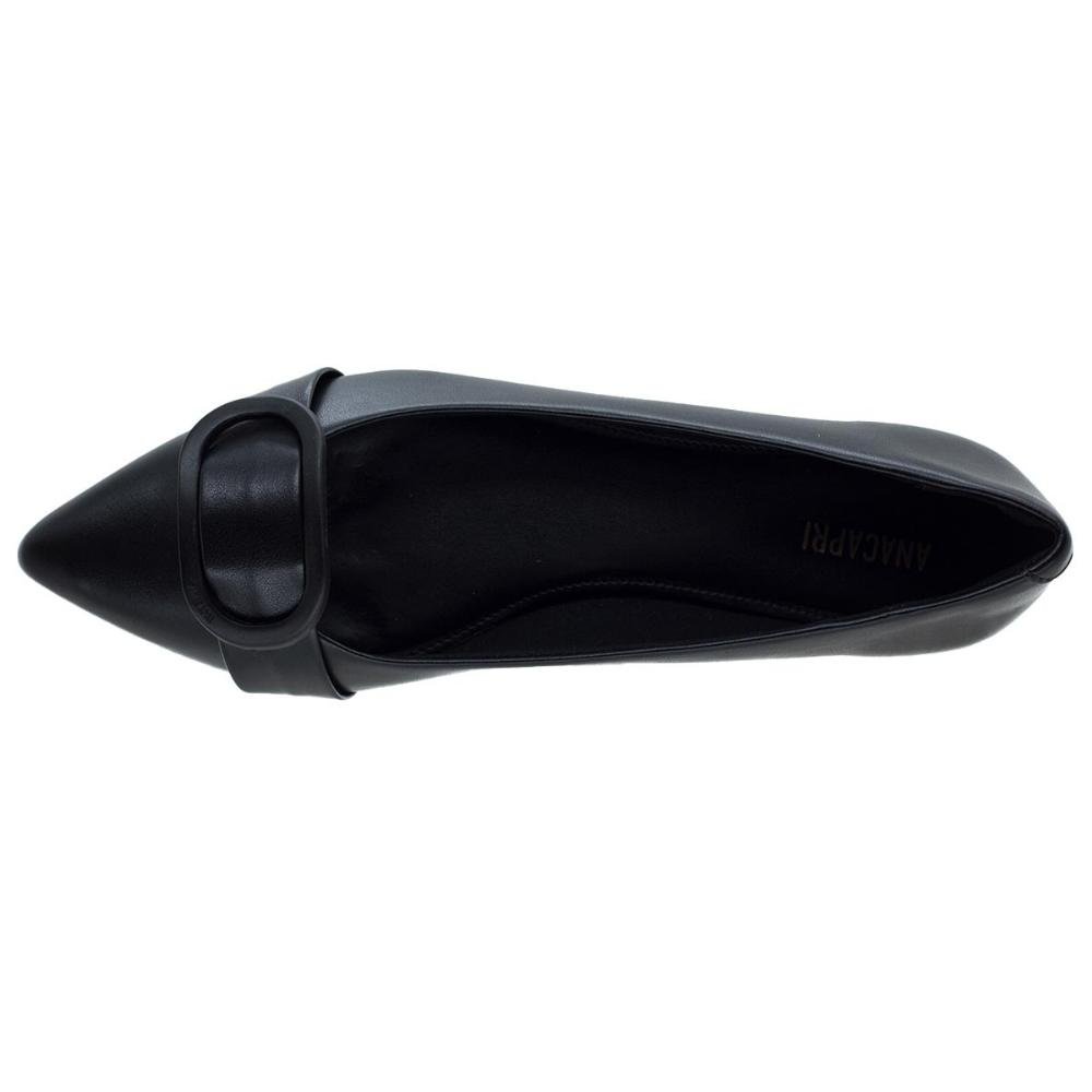 Sapatilha Feminina Anacapri 30029 Preto Preto 3