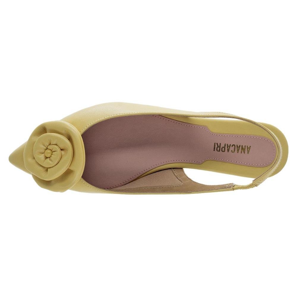Sapatilha SlingBack Feminina Anacapri C300290352 Amarela Amarelo 3