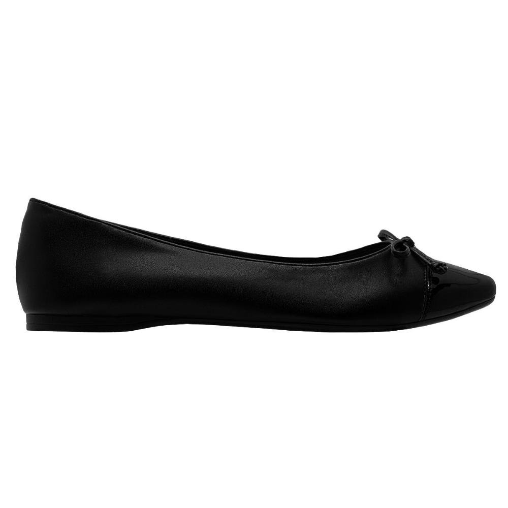 Sapatilha Bico Quadrado Arezzo A0420200010080 Preto Preto 1