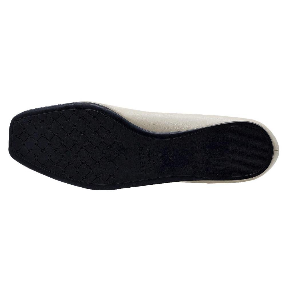 Sapatilha Bico Quadrado Arezzo A0420200010079 Offwhite Off White 4