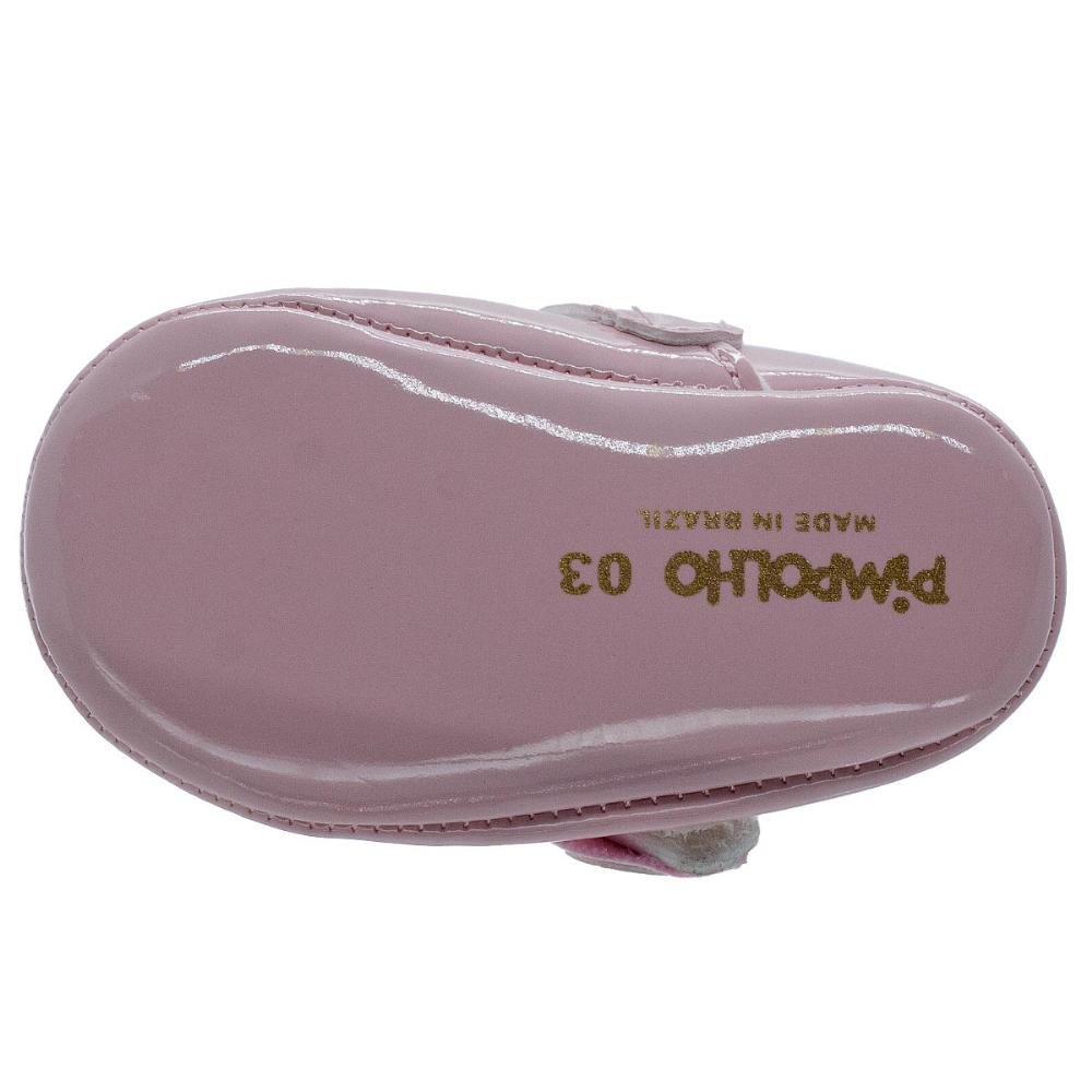Sapatilha Infantil Bebe Menina Pimpolho 0110323C Rosa Rosa 4