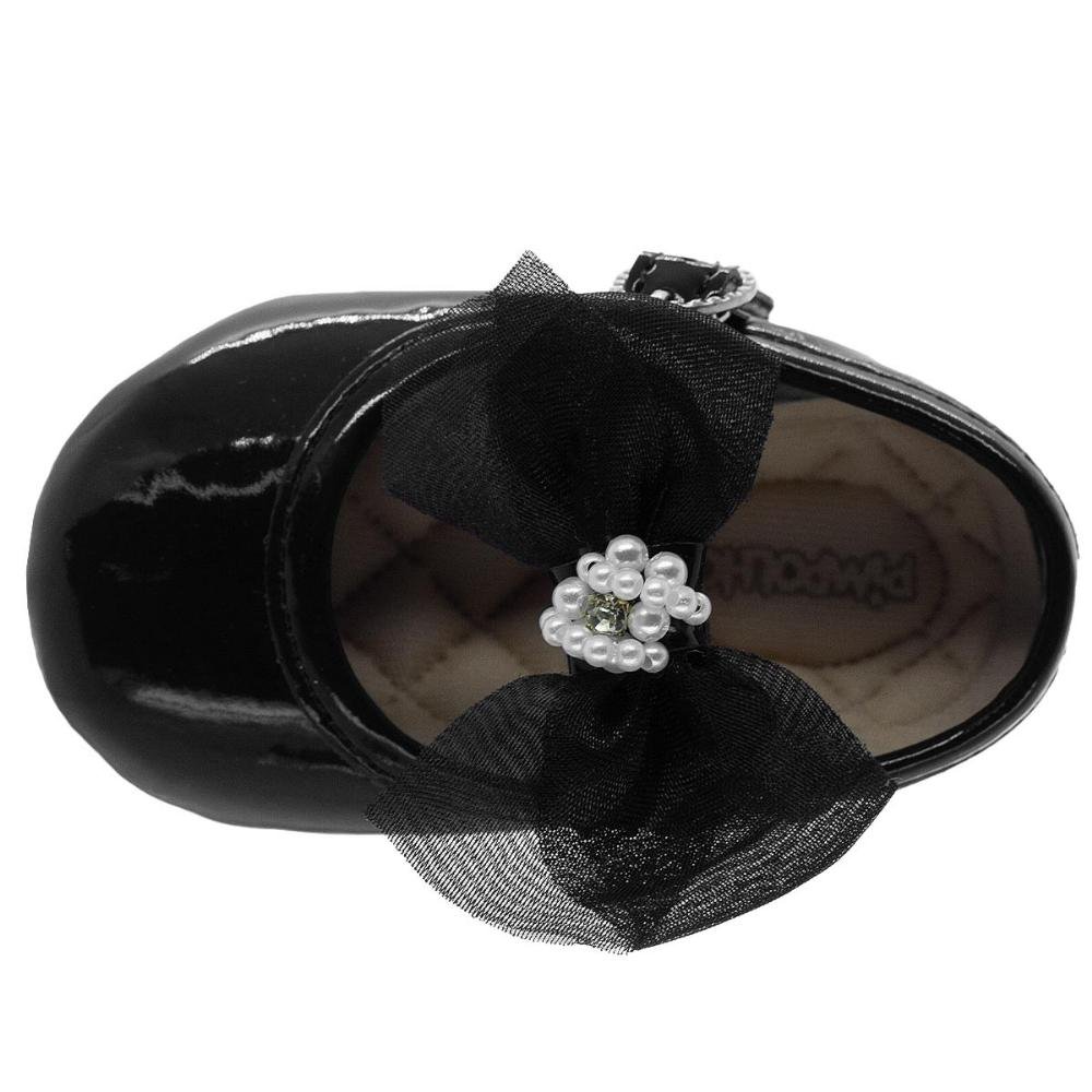 Sapatilha Infantil Bebe Menina Pimpolho 0110316C Preto Preto 3