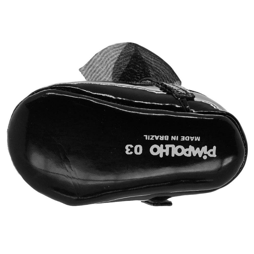 Sapatilha Infantil Bebe Menina Pimpolho 0110316C Preto Preto 4