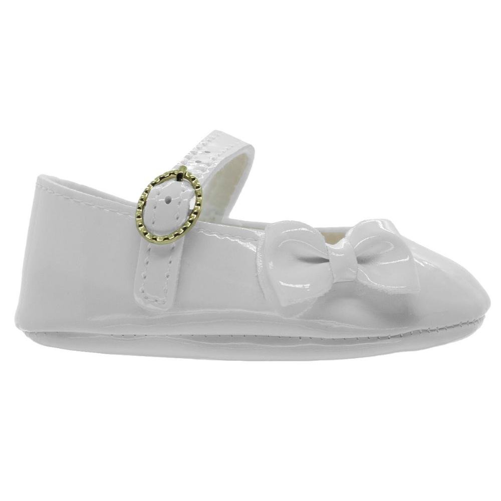 Sapatilha Infantil Bebe Menina Pimpolho 0110362C Branco