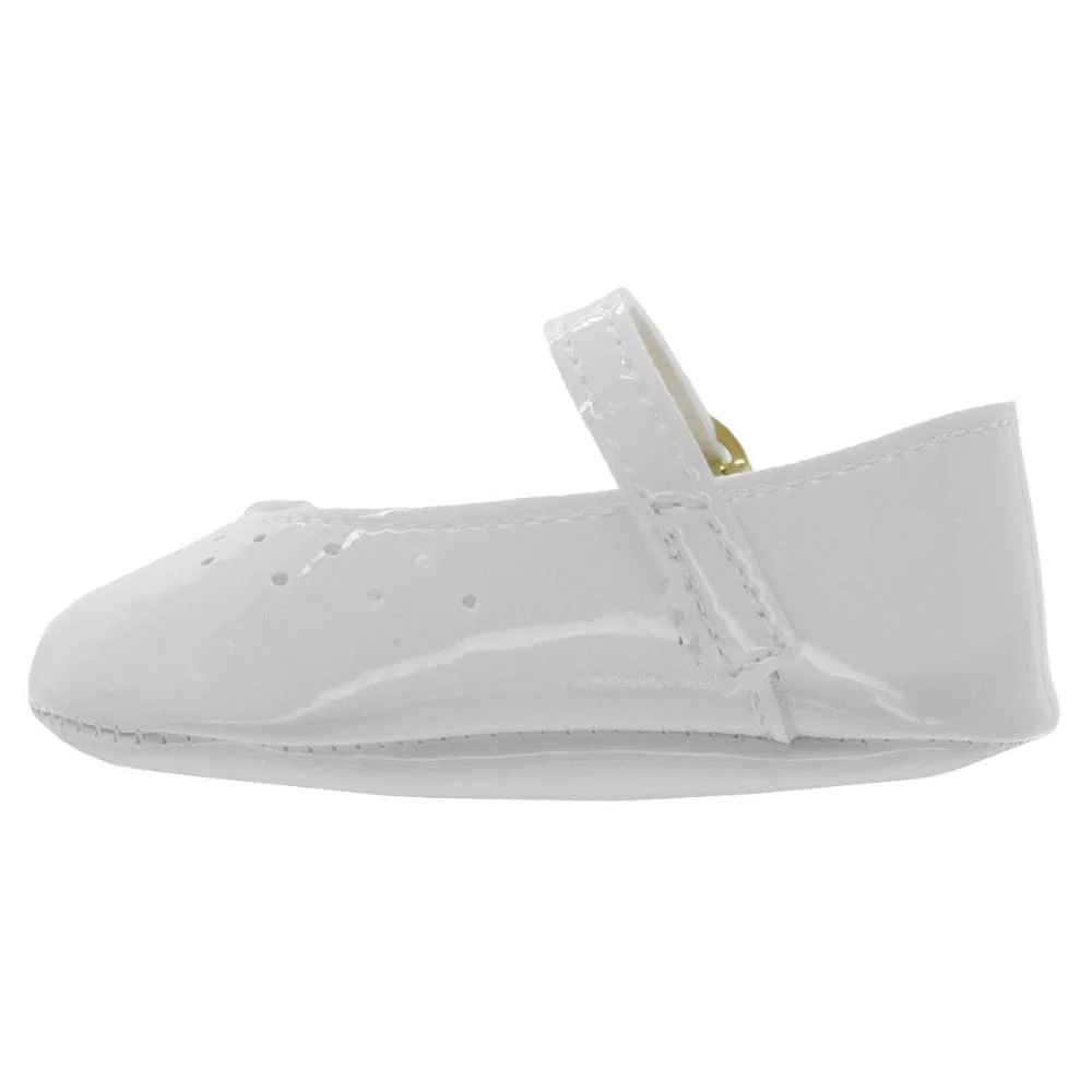 Sapatilha Infantil Bebe Menina Pimpolho 0110362C Branco Branco 2